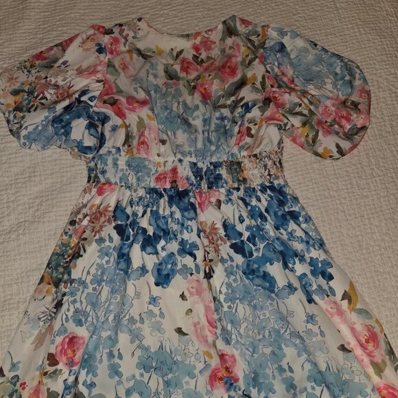 ✨ Maxigerui | Women's floral maxi dress summer fall - Picture 6 of 7